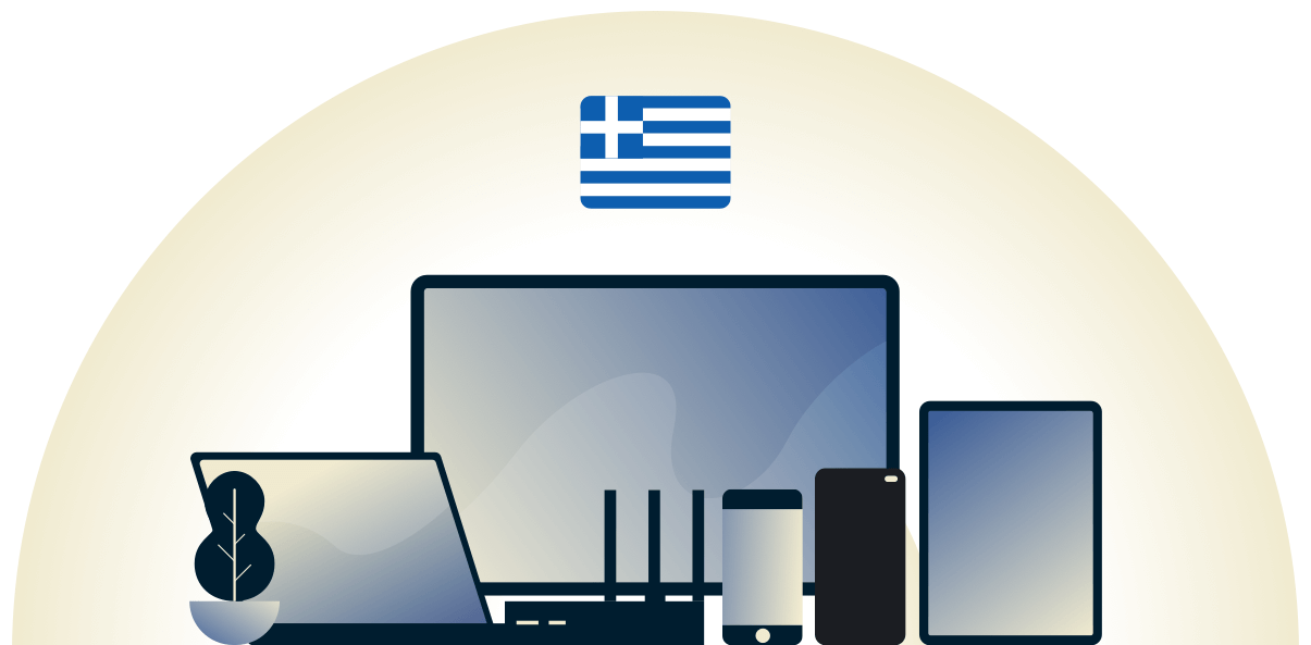 様々なデバイスを保護するギリシャVPN。