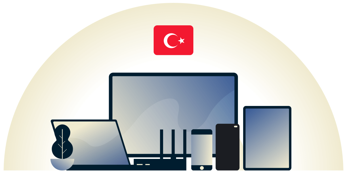 VPN Thổ Nhĩ Kỳ bảo vệ đa dạng thiết bị.